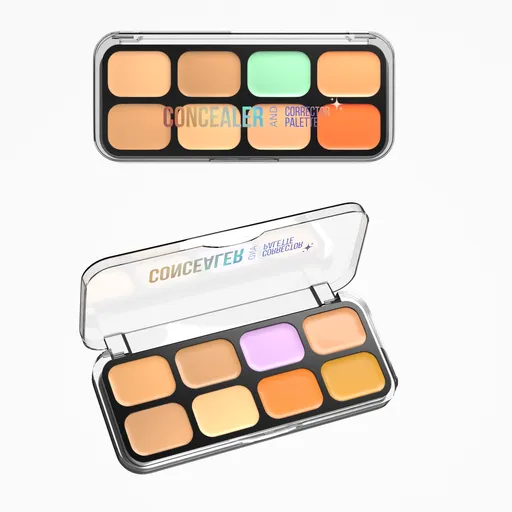 Concealer corrector white bg setup