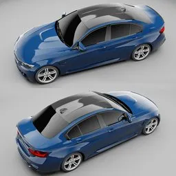 BMW M3 Sedan 2015(Rigged)