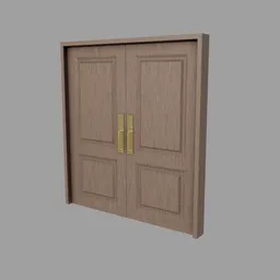 Wood Entry With Lockset