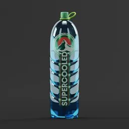 SUPERCOOLED mineral water