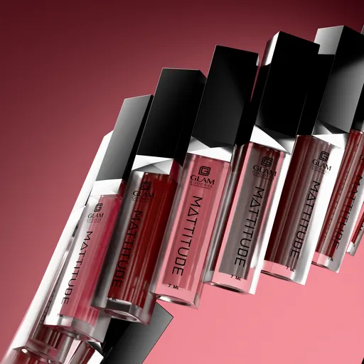 Liquid lipstick creative array shot