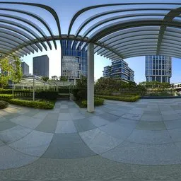 Glass canopy HDR