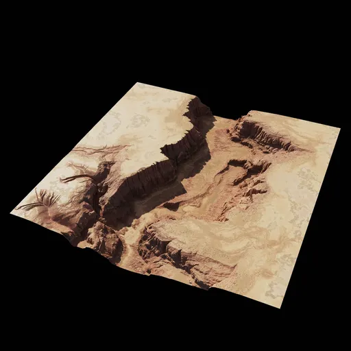 Valley topography