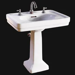 Antique Pedestal Sink
