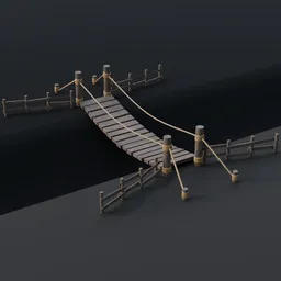 Wooden Suspension Bridge