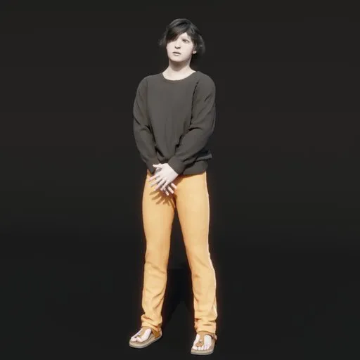 Young Eastern Male Person Fringe