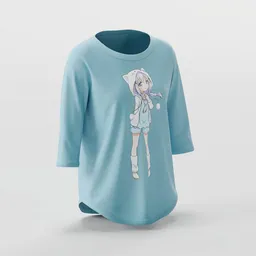 The Neko Hoodie Girl Tee
