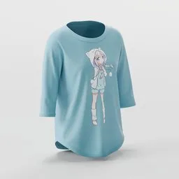 The Neko Hoodie Girl Tee