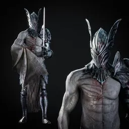 Bat Knight Rigged GameReady
