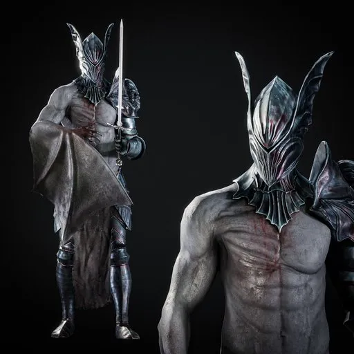 Bat Knight Rigged GameReady