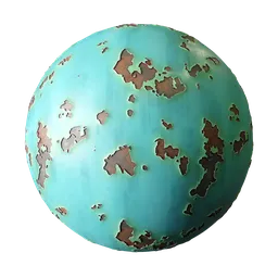 Stylized Painted Metal