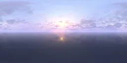 Winter morning sky