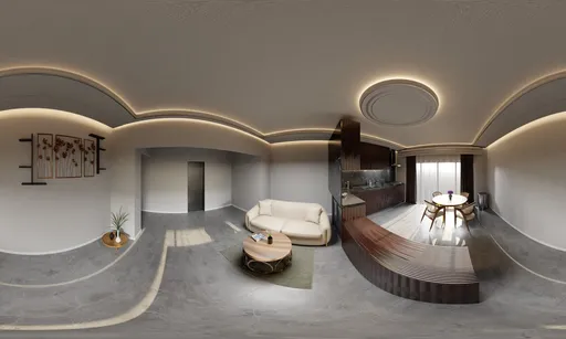 Modern Open Living Space
