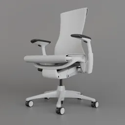 HM Embody Chair White/White