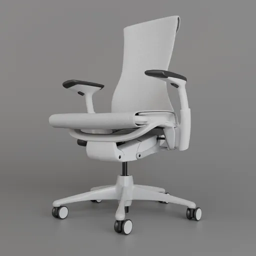 HM Embody Chair White/White