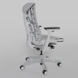 HM Embody Chair White/White