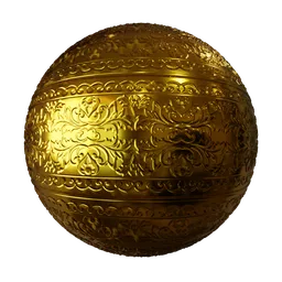 Gold Ornament Pattern