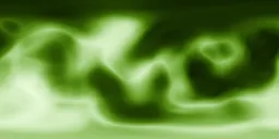 Green Nebula in Deep Space