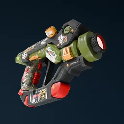 Sci-Fi futuristic gun