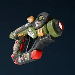 Sci-Fi futuristic gun