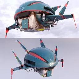 Aura's Space Ship