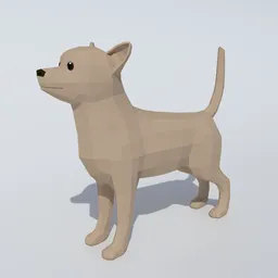 Low Poly Chihuahua