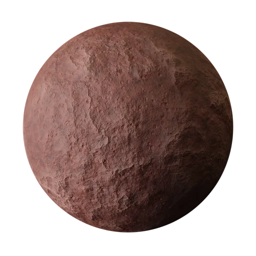 Seamless PBR texture for 3D rendering of rocky terrain, ideal for Blender and other CGI applications.