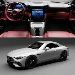 Mercedes SL63 AMG(Rigged)