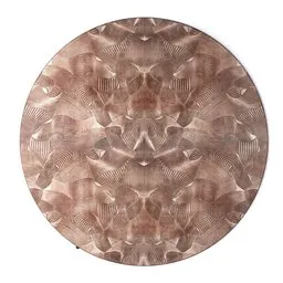 Techno Bee Round Copper Carpet