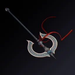 Stylized wand axe