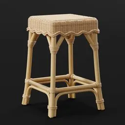Rattan Bar Stool