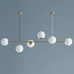 6-Bulb Ceiling Pendant Light