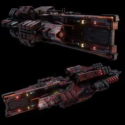 Spaceship Battlecruiser D