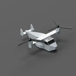 Wood Osprey Toy Plane