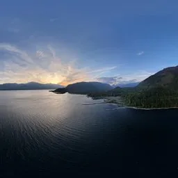 Twilight Sunset Landscape