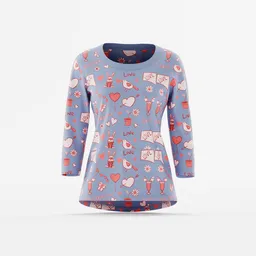 Women Stretch Cotton Boat Neck