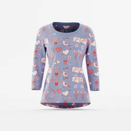 Women Stretch Cotton Boat Neck