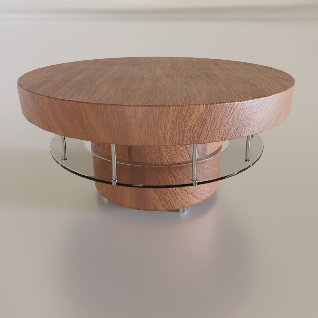 Wood Design Center Table FREE 3D Table models BlenderKit