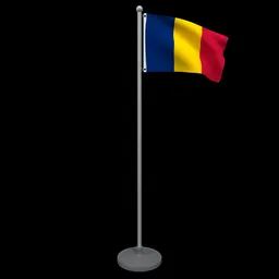 Animated Flag of Chad