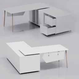 Managerial office desk