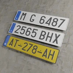 Customizable Licensenplate