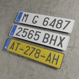 Customizable Licensenplate