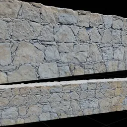 Medieval wall scan