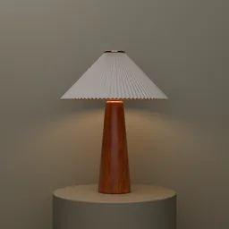 Pleated Table Lamp