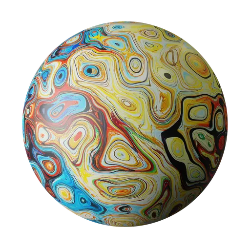 Chromatic Fluid Abstract