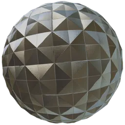 Silver Square pyramid