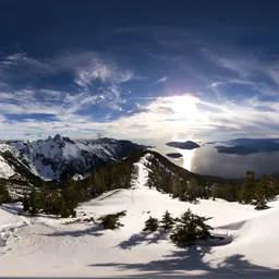Cloudy Day Mountain Top