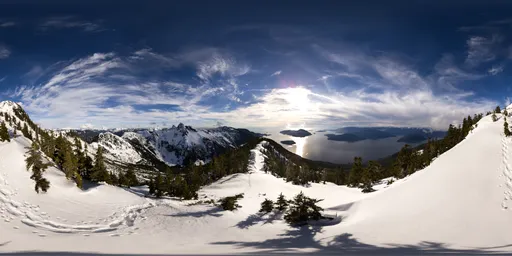 Cloudy Day Mountain Top