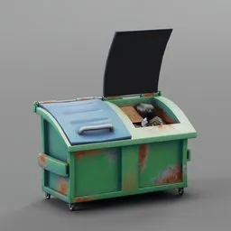 Stylized Dumpster