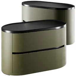 FIFTYFOURMS Drum Bedside Table